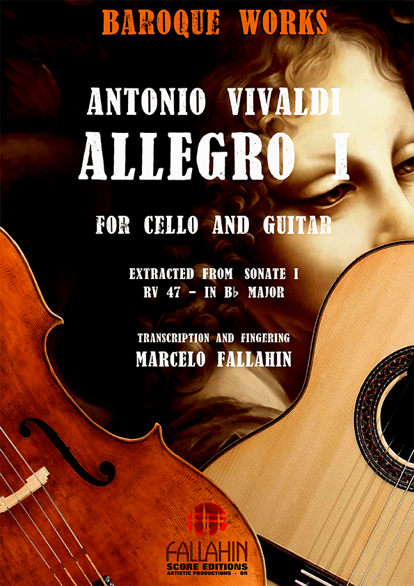 ALLEGRO I (SONATE I - RV 47) - ANTONIO VIVALDI - FOR CELLO AND GUITAR (arr. Marcelo Fallahin)