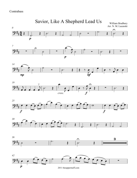 Savior Like a Shepherd Lead Us (arr. Nick Lacanski)
