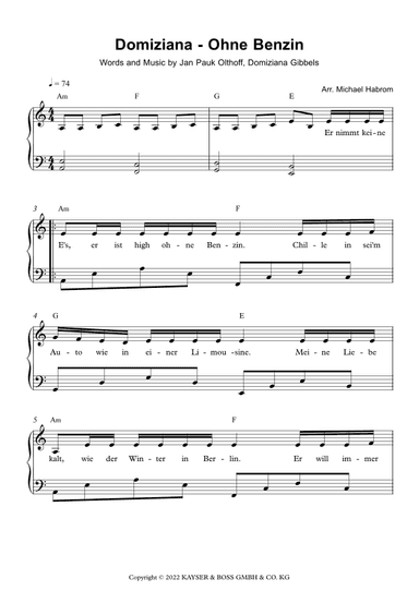 Benzin (arr. Michael Habrom)