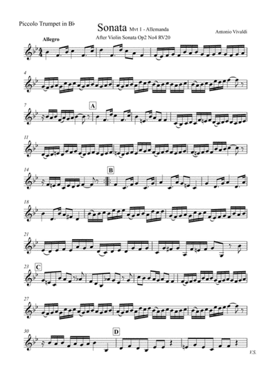 Sonata Ab (arr. Grant Golding)