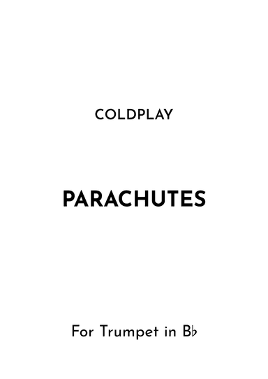 Parachutes (arr. Jireh J.)
