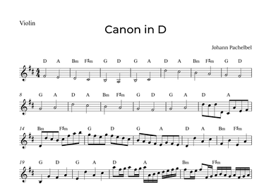 Canon in D (arr. Alex Nunes Rodrigues)