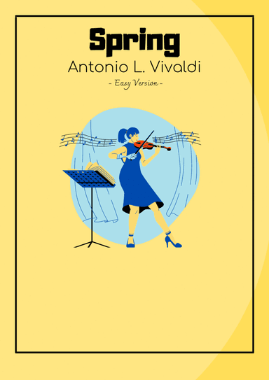 Spring ( Vivaldi ) - Easy Version Violin (arr. Eduardo Rodrigues)