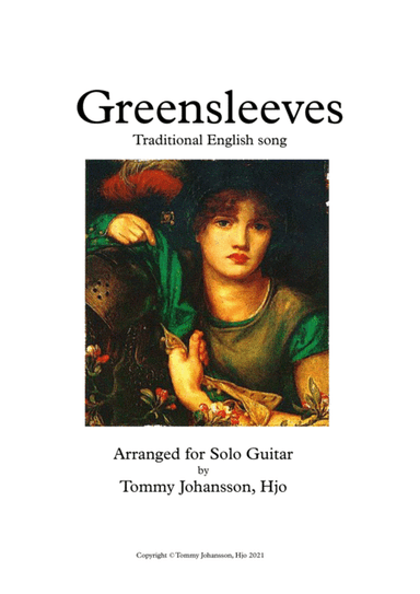 Greensleeves -Guitarsolo (arr. Tommy Johansson, Hjo)