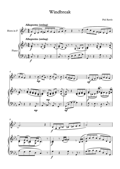 Windbreak - Horn Solo
