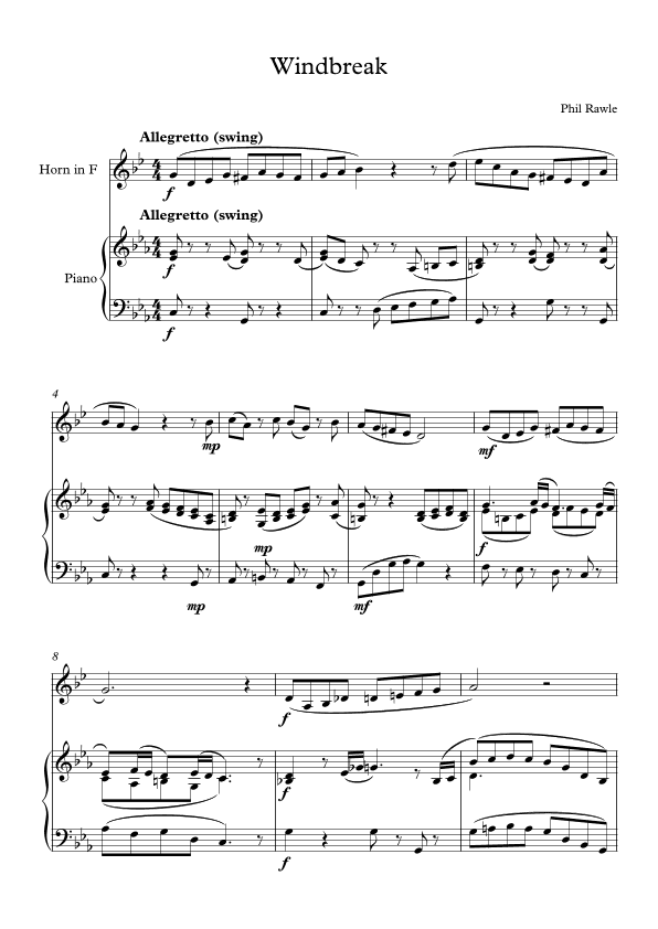 Windbreak - Horn Solo