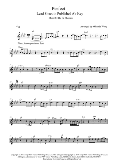 Perfect (arr. Miranda Wong)