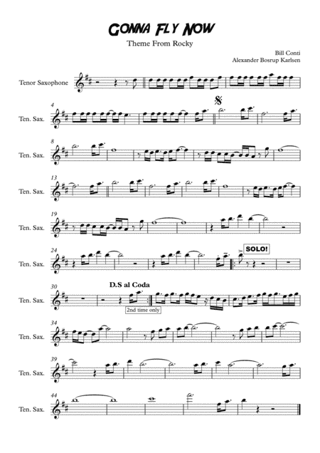 Gonna Fly Now (arr. Alexander Bosrup Karlsen)