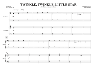 Twinkle Twinkle Little Star (arr. Art.o Artaud)