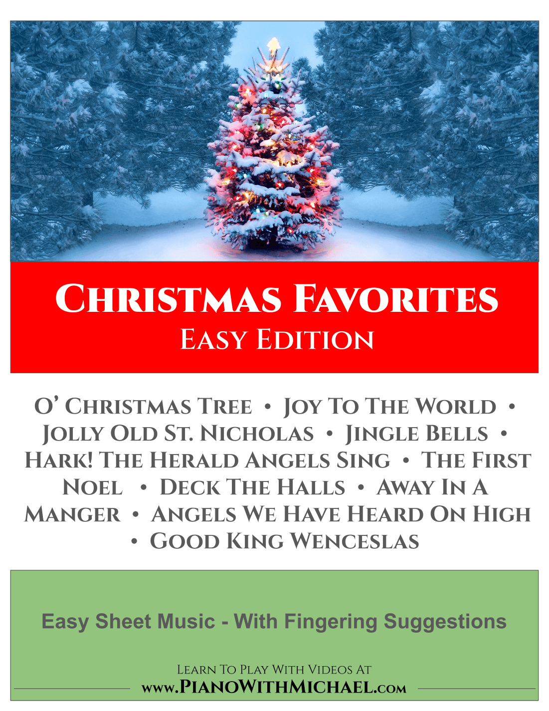 Christmas Favorites Collection - Easy (arr. PianoWithMichael.com)
