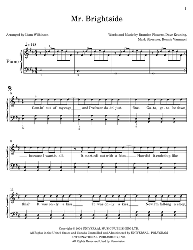 Mr. Brightside (arr. Liam Wilkinson)