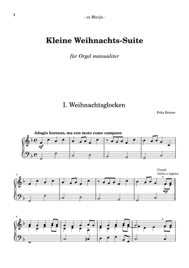 Kleine Weihnachts-Suite