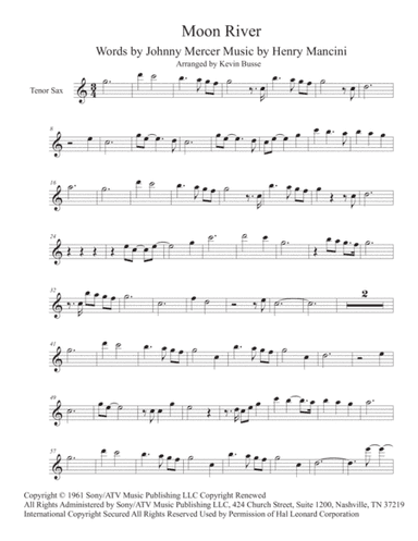 Moon River (arr. Kevin Busse)