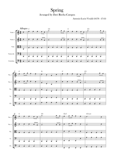 Spring (arr. Davi Rocha Campos)