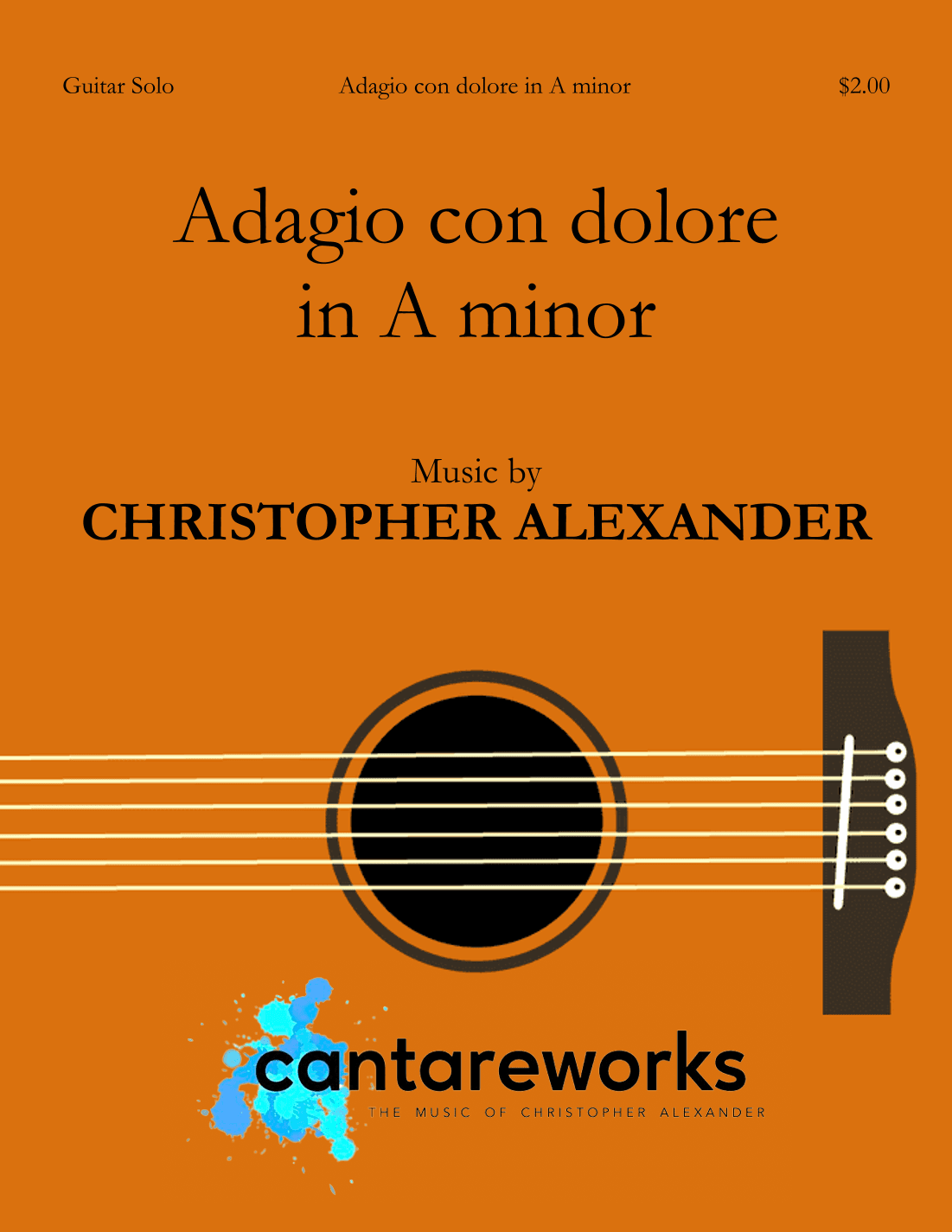 Adagio con dolore in A minor