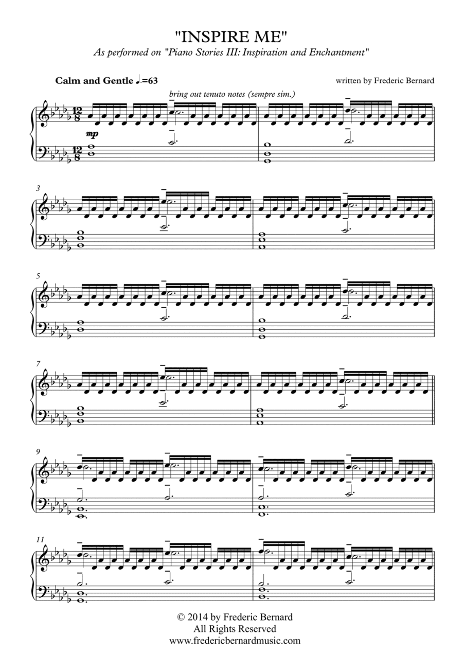 Inspire Me (Calm Solo Piano Music)