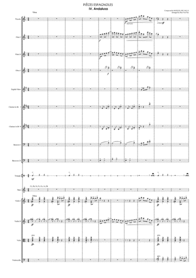 Manuel De Falla - Spanish Dance - Andaluza (arr. Kilrg)