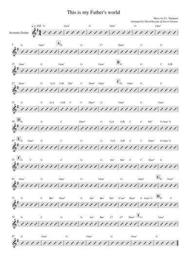 This is my Father's world (guitar & flute) (arr. David Kocijan & Davor Simunic)