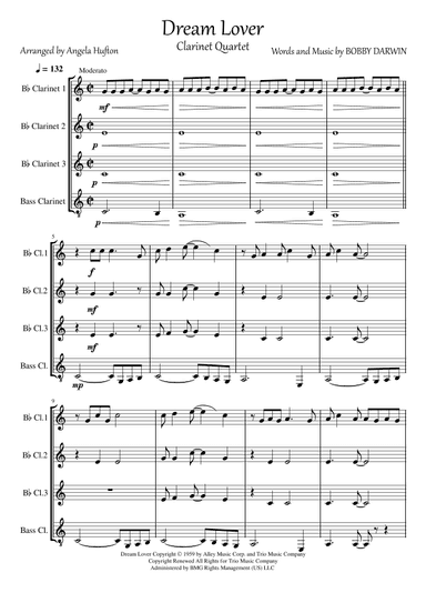 Dream Lover (arr. Angela Hufton)