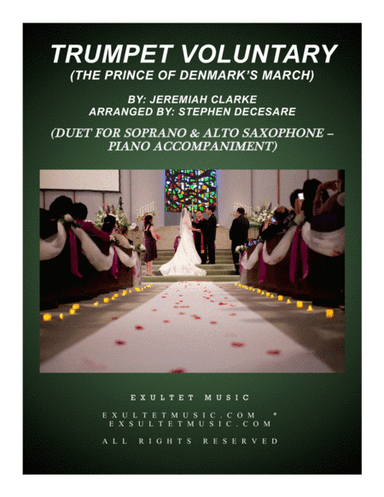 Trumpet Voluntary (Duet for Soprano and Alto Saxophone - Piano Accompaniment) (arr. Stephen DeCesare)