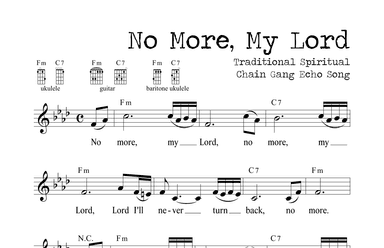 No More, My Lord (Spiritual) (arr. M. Ryan Taylor)