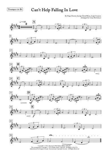 Can't Help Falling In Love (arr. ACT Bortolucci)