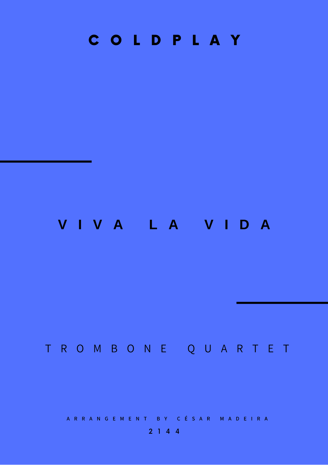 Viva La Vida - Score Only (arr. César Madeira)