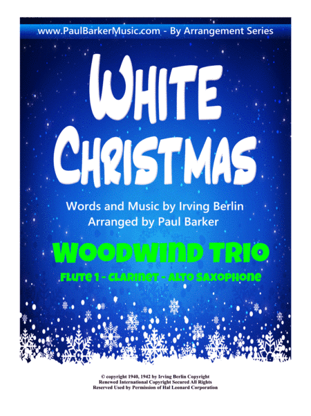 White Christmas (arr. Paul Barker)