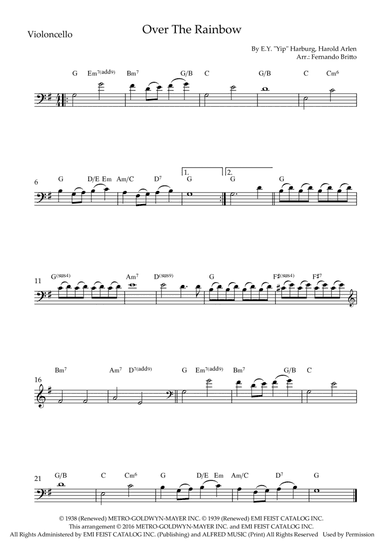 Over The Rainbow (arr. Fernando Britto)