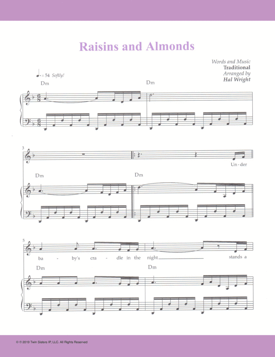 Raisins and Almonds (arr. Hal Wright)