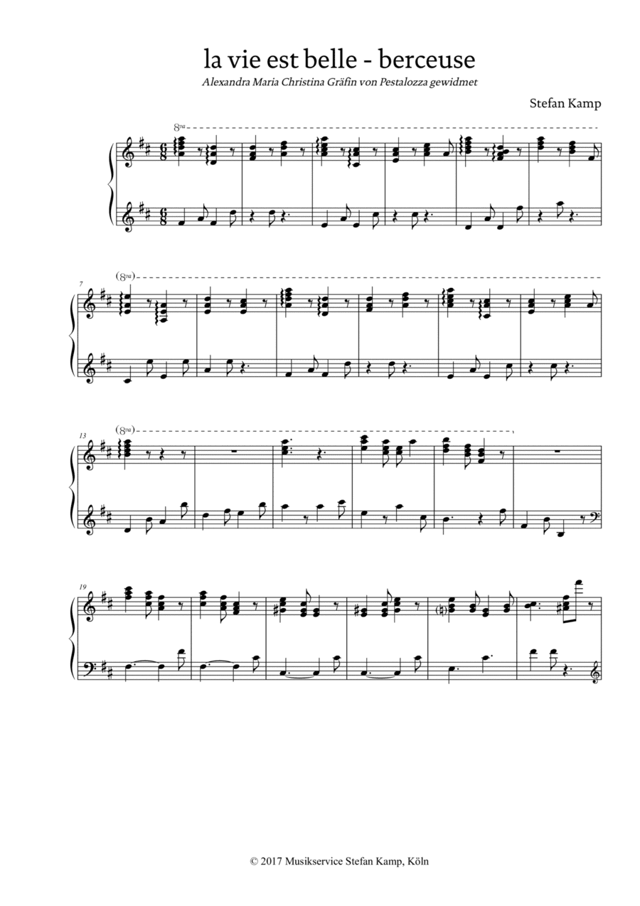 Berceuse (La vie est belle)