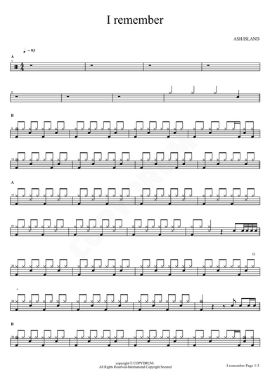 I Remember A Time (arr. COPYDRUM)