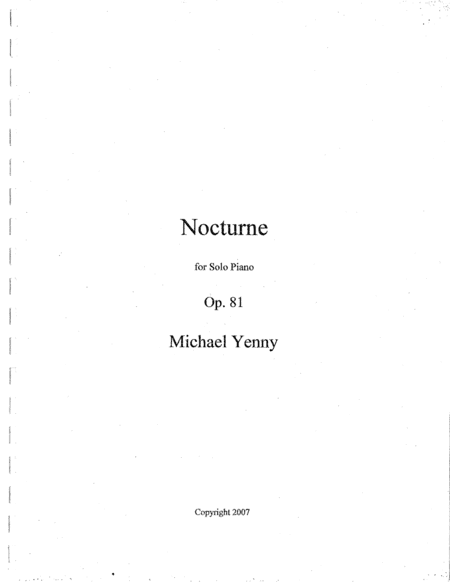 Nocturne, op. 81