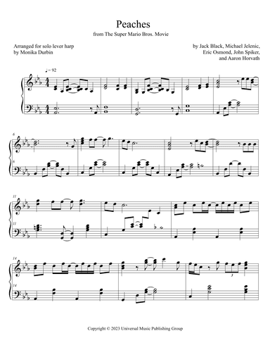 Peaches (arr. Monika Durbin)