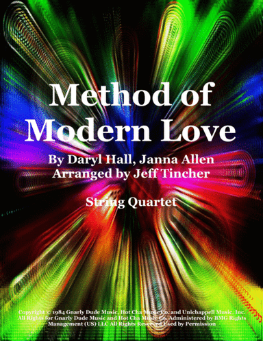 Method Of Modern Love (arr. Jeff Tincher)