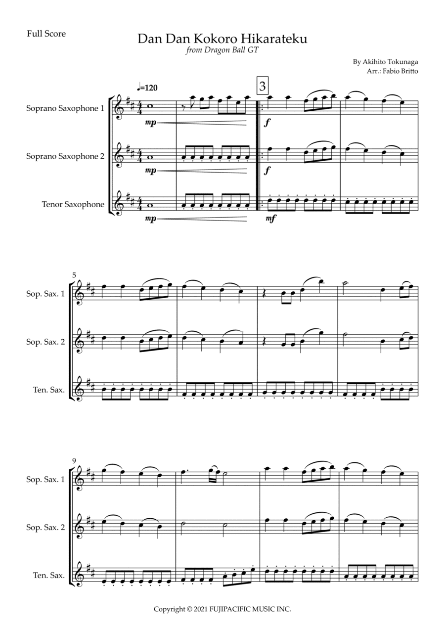Dragon Ball Gt (arr. Fabio Britto)