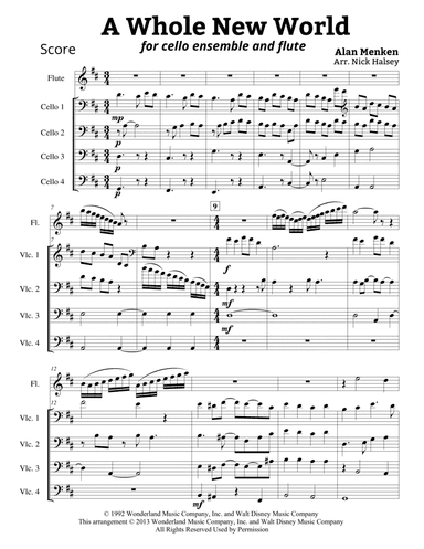 A Whole New World (arr. Nick Halsey)