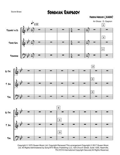 Bohemian Rhapsody (arr. D. Gagnon)