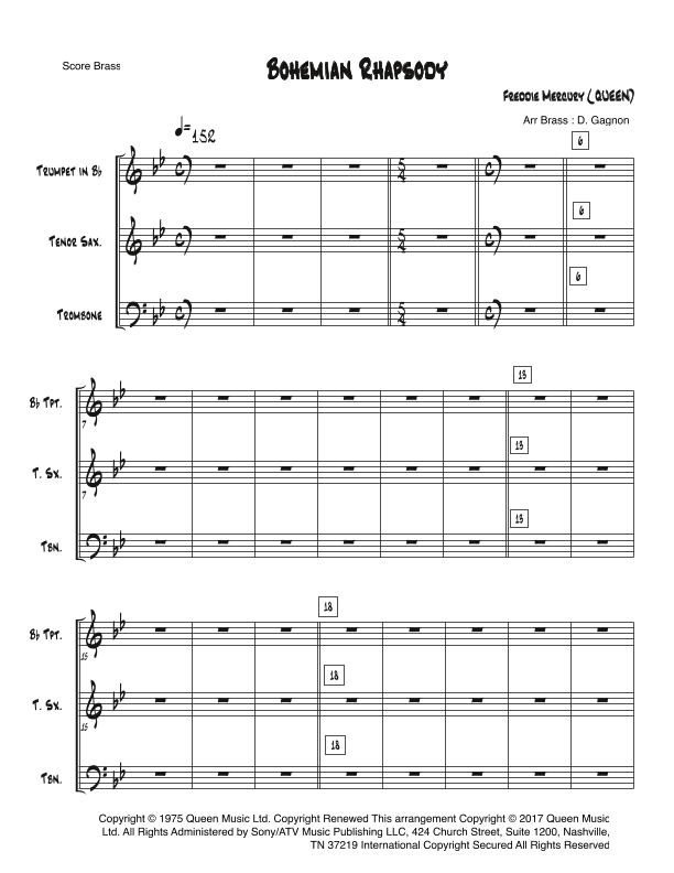 Bohemian Rhapsody (arr. D. Gagnon)