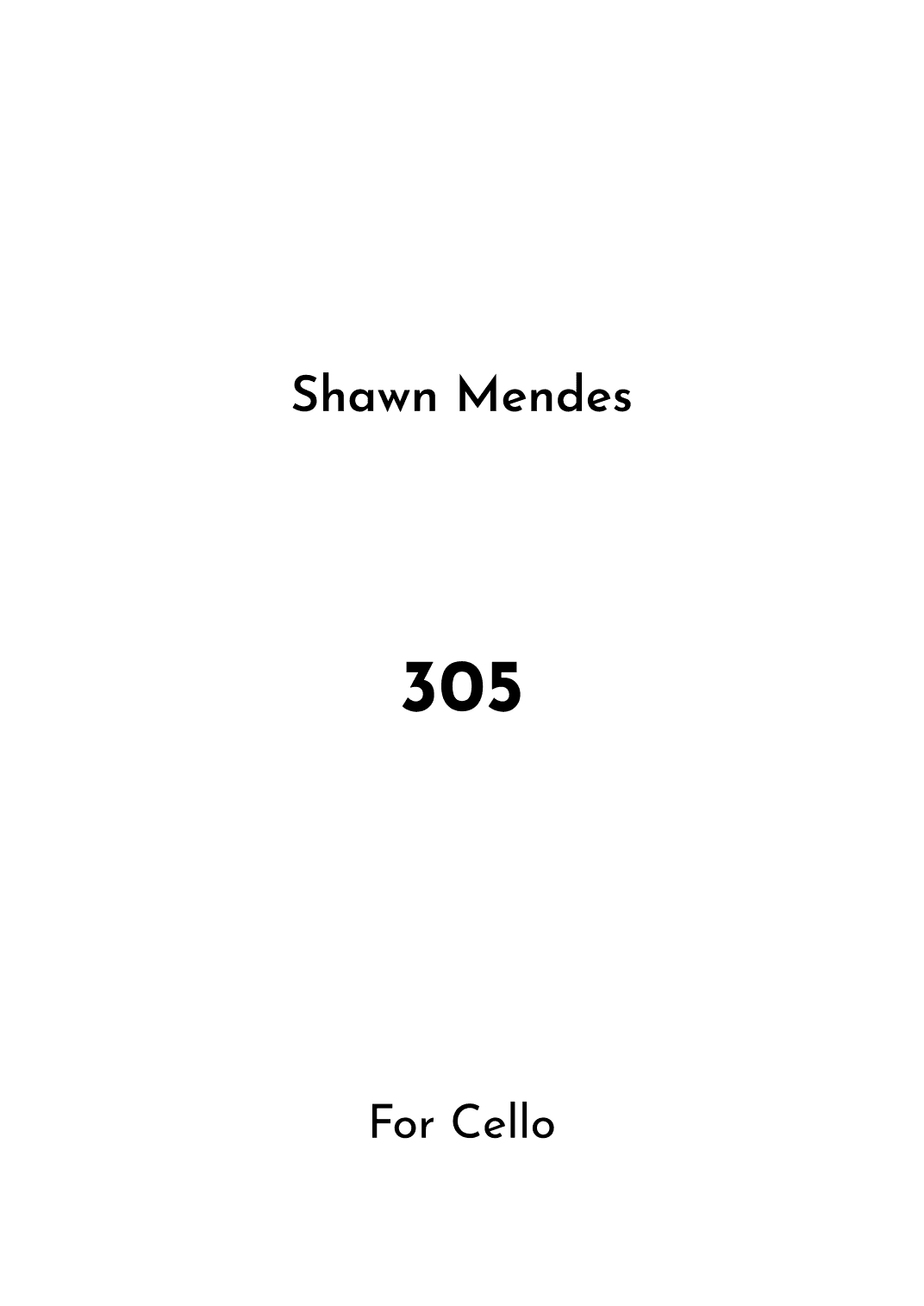 305 (arr. Jireh J.)