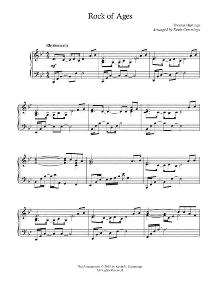 Rock of Ages (arr. Kevin Cummings)