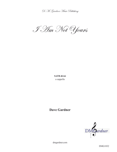 I Am Not Yours (Sara Teasdale)