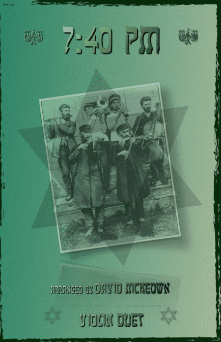 7.40pm, Traditional Klezmer tune for Violin Duet (arr. David McKeown)