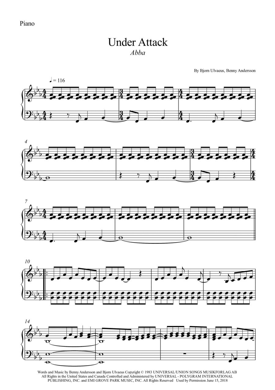 Under Attack (arr. Wesley S. SIlva)