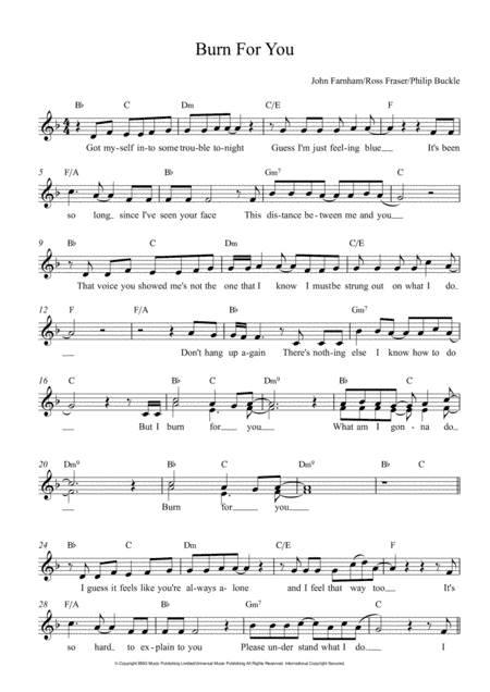 Burn For You (arr. Vicky Jacobs)