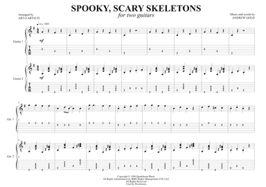 Spooky Scary Skeletons (arr. Art.o Artaud)