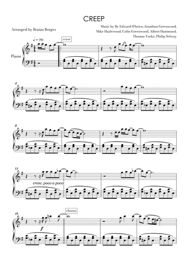 Creep (arr. Braian Borges)