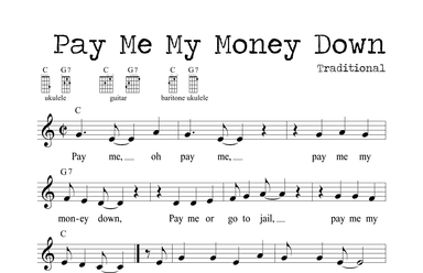 Pay Me My Money Down (arr. M. Ryan Taylor)