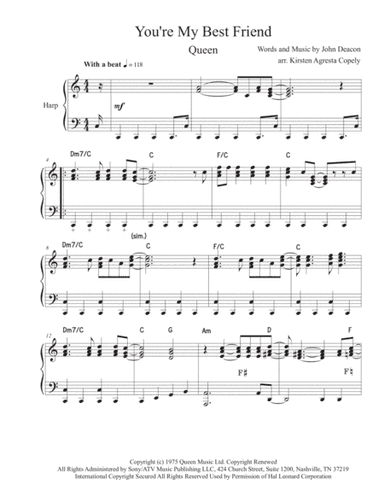 You're My Best Friend (arr. Kirsten Agresta Copely)