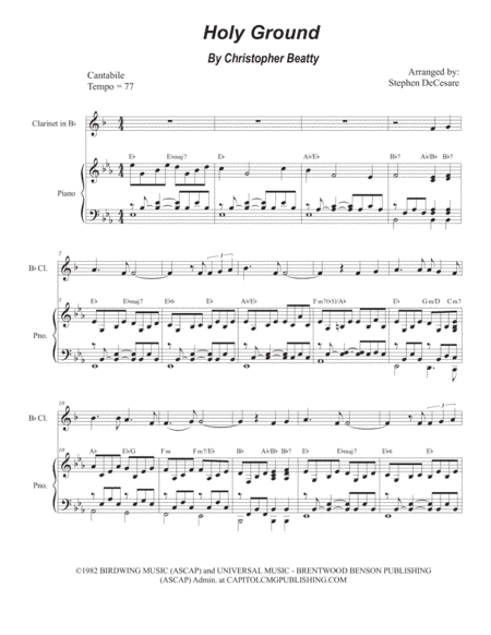 Holy Ground (arr. Stephen DeCesare)